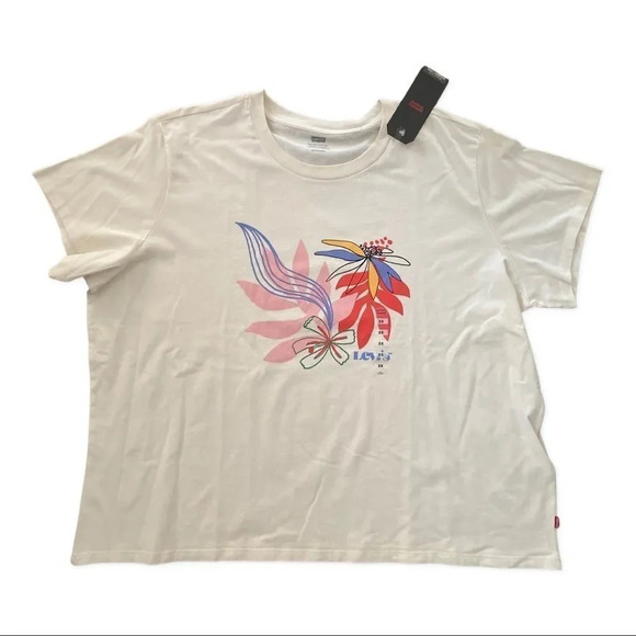 Levi’s Plus Size Floral T-Shirt - Picture 1 of 5